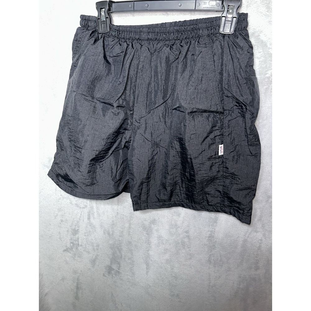 Vintage 90s Weekender Men's Swim Trunks, Large Black Made In USA